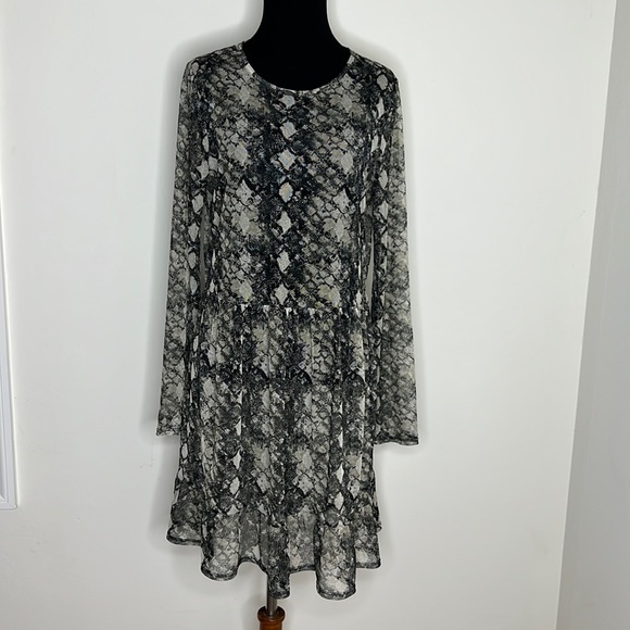 WAYF Sheer Mesh Dress M - Picture 1 of 6